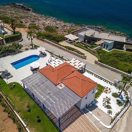 Villa Hemera Ocean View Private Heated Pool Chorafakia Dış mekan fotoğraf