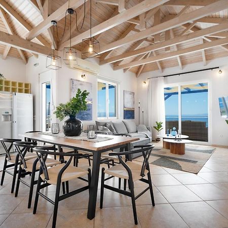 Villa Hemera Ocean View Private Heated Pool Chorafakia Dış mekan fotoğraf