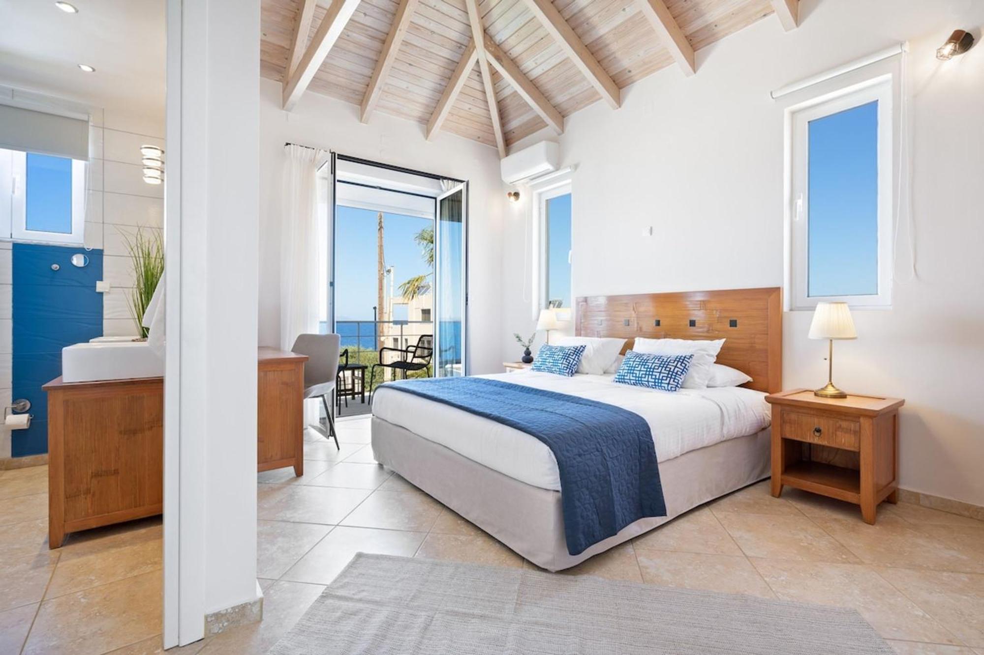 Villa Hemera Ocean View Private Heated Pool Chorafakia Dış mekan fotoğraf