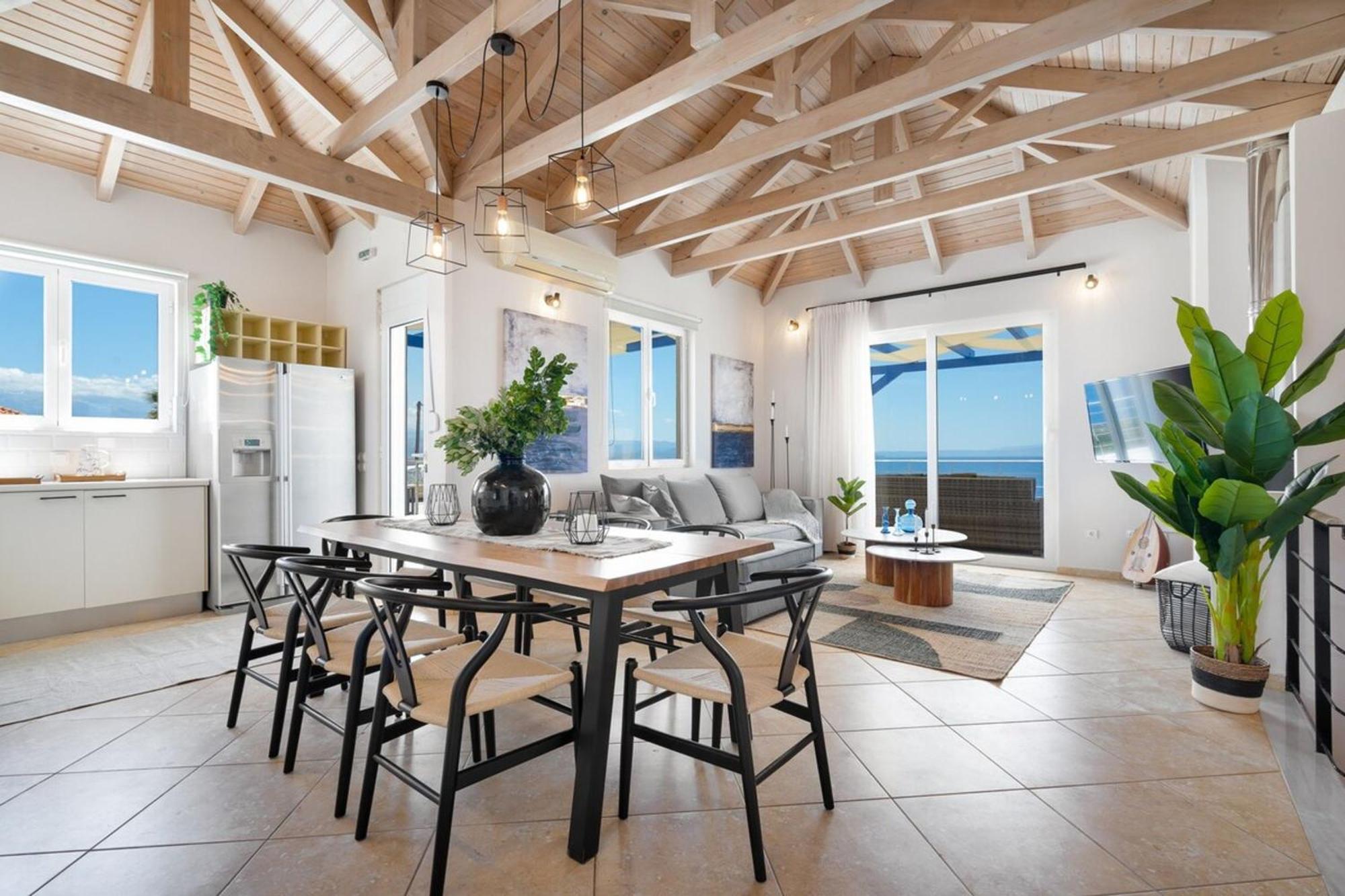 Villa Hemera Ocean View Private Heated Pool Chorafakia Dış mekan fotoğraf
